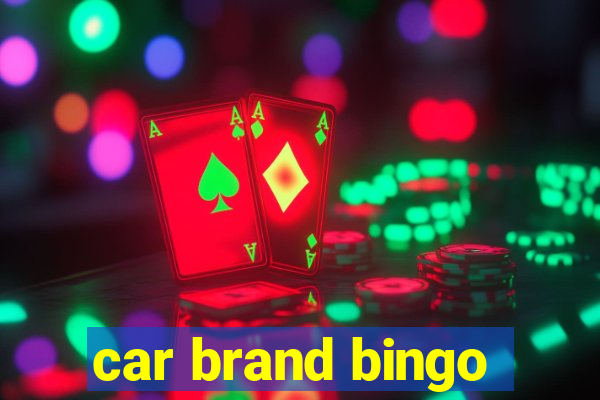 car brand bingo